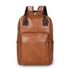 Leather Laptop Backpack 15