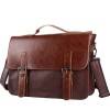 Leather Laptop Messenger Bag 15 inch