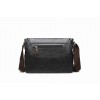 Black Leather 15 inch Laptop Bag