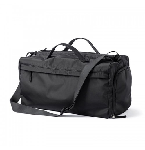 Black Gym Bag With Shoe Compartment